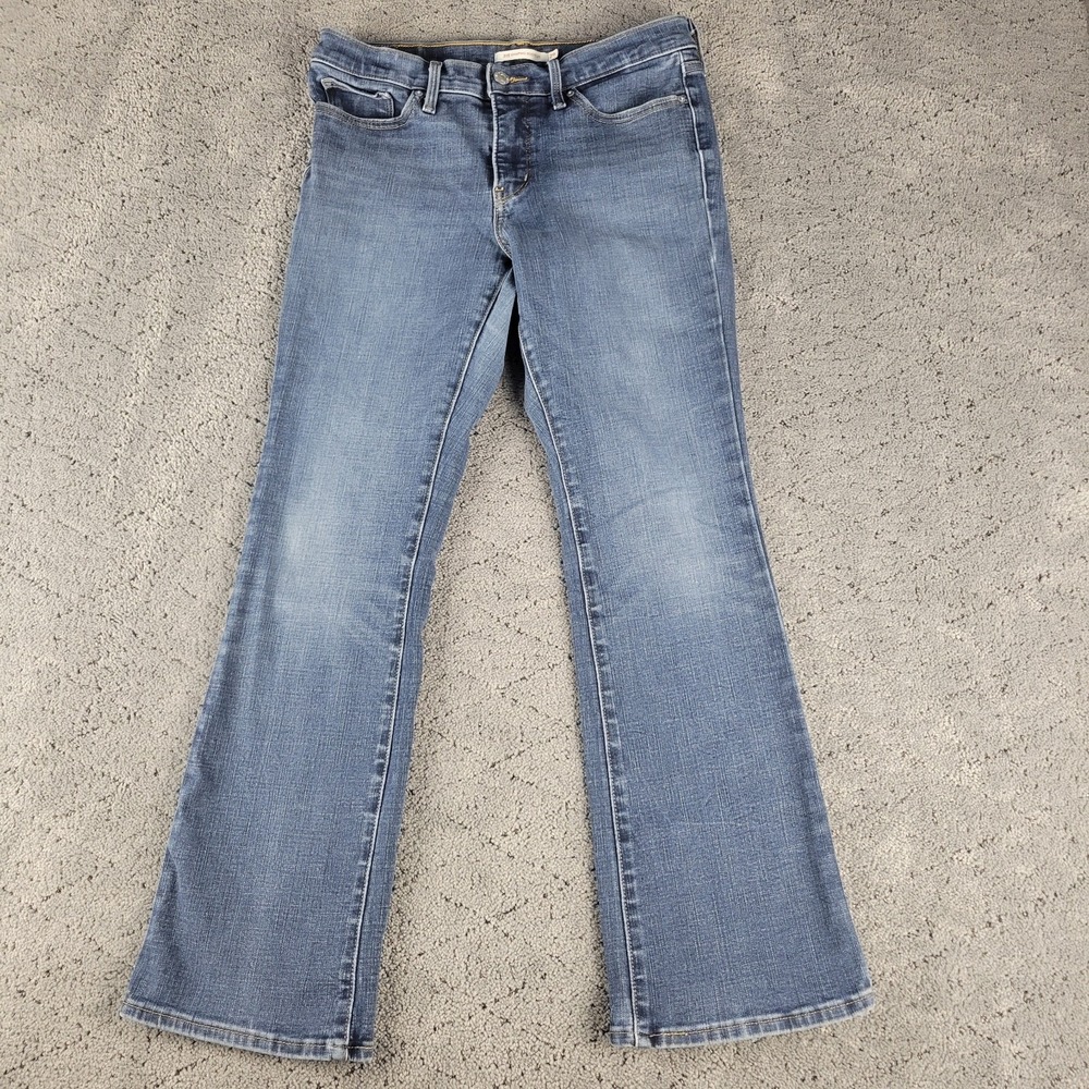 Levis Jeans Womens 29 Blue 315 Shaping Bootcut Medium Wash Stretch Denim